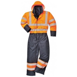 Portwest S485 Hi Vis Contrast Lined Coverall